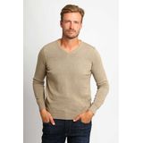 Suitable Respect Vinir Pullover Melange Sand - Maat M - Heren