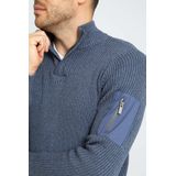 Suitable - Half Zip Trui - Donkerblauw - Schipperstrui