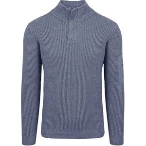 Suitable - Half Zip Trui - Donkerblauw - Schipperstrui