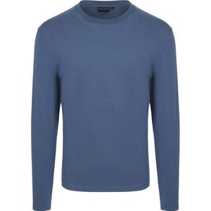 Suitable Respect Longsleeve Heavy T-shirt Donkerblauw - Maat XXL - Heren - Print T-shirts