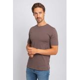 Suitable Respect T-shirt Jim Taupe - Heren - Print T-shirts