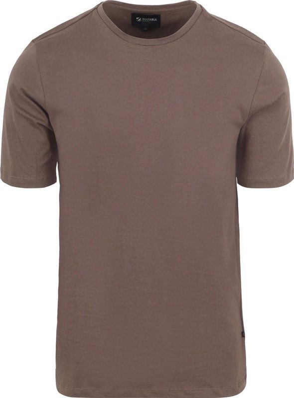 Suitable Respect T-shirt Jim Taupe - Heren - Print T-shirts