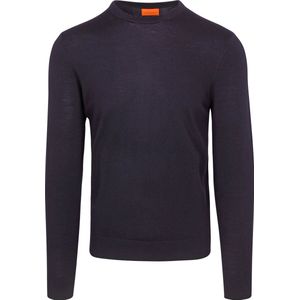 Suitable Merino Pullover Navy - Heren - Pullovers