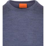 Suitable Merino Pullover Navy - Heren - Pullovers