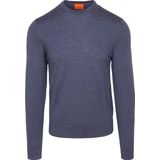 Suitable Merino Pullover Navy - Heren - Pullovers