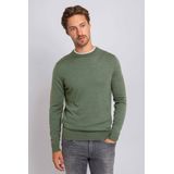 Suitable Merino Pullover Mid Groen - Heren - Pullovers