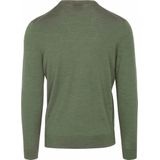 Suitable Merino Pullover Mid Groen - Heren - Pullovers