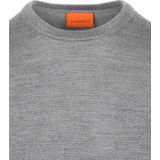 Suitable - Merino Pullover - Grijs - Heren - Sweater