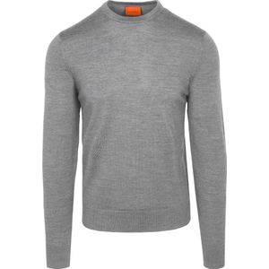 Suitable - Merino Pullover - Grijs - Heren - Sweater