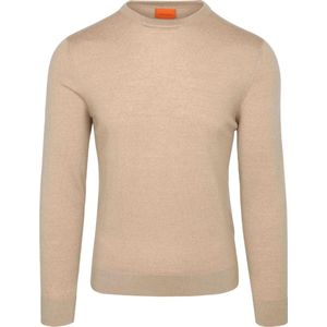 Suitable Merino Pullover Sand - Heren - Pullovers