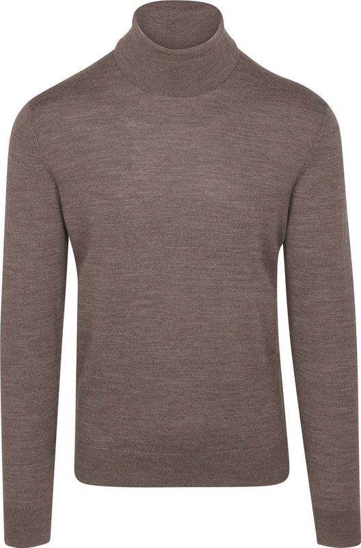 Suitable Merino Coltrui Melange Taupe - Heren