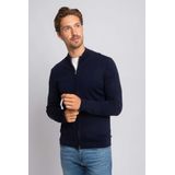 Suitable Cardigan Merino Navy - Heren