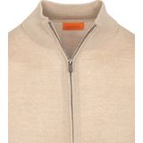 Suitable Cardigan Merino Sand - Heren