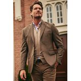 Suitable Cardigan Merino Sand - Heren