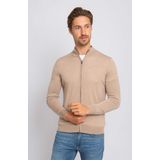 Suitable Cardigan Merino Sand - Heren
