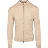 Suitable Cardigan Merino Sand - Heren