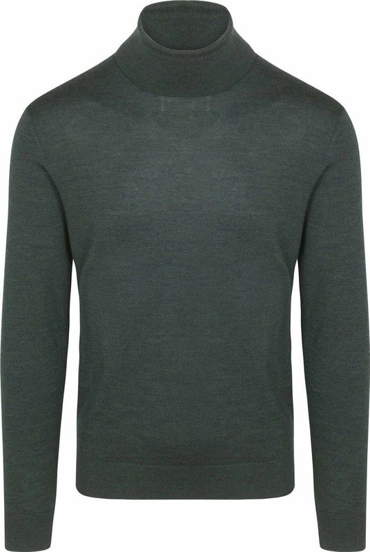 Suitable Merino Coltrui Donkergroen - Heren