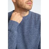 Suitable Pullover Boiled Wool Blauw - Heren - Pullovers