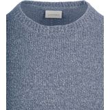 Suitable Pullover Boiled Wool Blauw - Heren - Pullovers