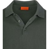 Suitable - Longsleeve Polo - Donkergroen - Heren - Modern-Fit