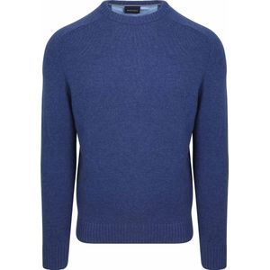 Suitable - Pullover - Donkerblauw - Lamswol - Ronde Hals