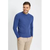 Suitable - Pullover - Donkerblauw - Lamswol - Ronde Hals