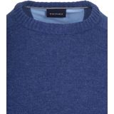 Suitable - Pullover - Donkerblauw - Lamswol - Ronde Hals