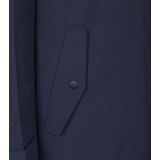 Suitable - Hood Tech - Herenjas - Donkerblauw - Modern-Fit - Met Verstelbare Capuchon