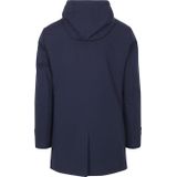 Suitable - Hood Tech - Herenjas - Donkerblauw - Modern-Fit - Met Verstelbare Capuchon