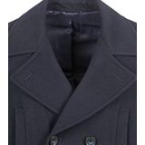 Suitable - Caban Coat - Donkerblauw - Heren - Mantels & Coats
