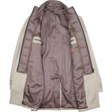 Suitable - Herenjas - Lichtbeige - Wol/Materiaalmix - Slim-Fit