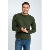Suitable Trui Tweed Wol Blend Groen