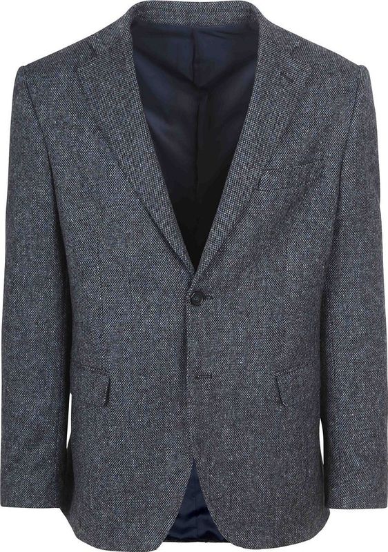 Suitable - Colbert - Donkerblauw - Merinowol - Heren Blazer