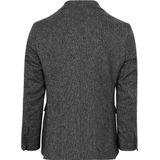 Suitable - Birds Eye - Colbert - Antraciet - Merinowol - Heren Blazer