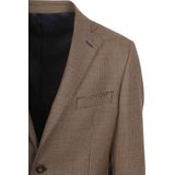 Suitable - Pied De Poule - Colbert - Bruin - 100% Wol - Heren Blazer