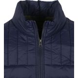 Suitable - Bodywarmer - Donkerblauw - Gewatteerd - Slim-Fit