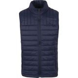 Suitable - Bodywarmer - Donkerblauw - Gewatteerd - Slim-Fit