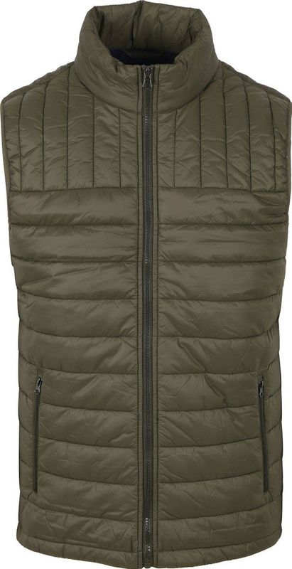Suitable - Bodywarmer - Olijfgroen - Gewatteerd