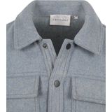 Suitable - Overshirt - Donkerblauw - Regular-Fit - Wol Blend