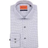 Suitable - Overhemd - Groen - Slim-Fit - Formeel