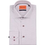 Suitable - Overhemd - Rood - Slim-Fit - Formeel