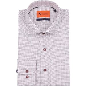 Suitable - Overhemd - Rood - Slim-Fit - Formeel