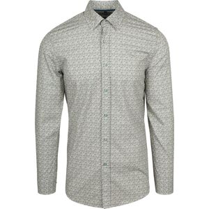 Suitable - Overhemd - Paisley - Groen - Katoen