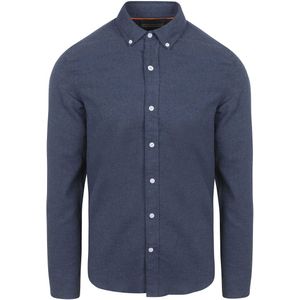 Suitable Overhemd Flanel Donkerblauw - Maat XXL - Heren - Casual Shirt