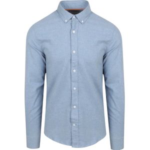 Suitable Overhemd Flanel Donkerblauw - Maat XXL - Heren - Casual Shirt