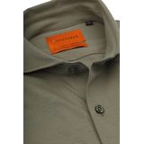 Suitable - Overhemd - Donkergroen - Slim-Fit - Heren