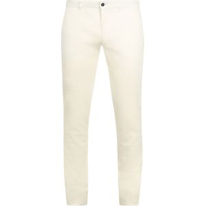 Suitable Chino broek Pico Wit - Maat 48 - Heren - Mannen broeken