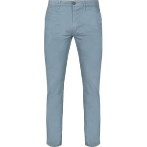 Suitable Chino broek Plato Donkerblauw (navy) - Maat 58 - Heren - Mannen broeken