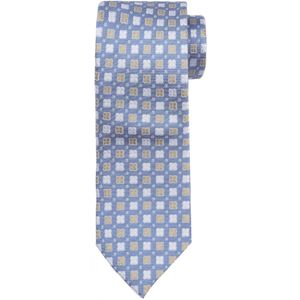 Suitable Krawatte Seide Blumen Blau -