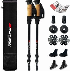 Nordic Walking Stokkenpremium - Walking stokken Lichtgewicht - Opvouwbare - Verstelbare Wandelstokken